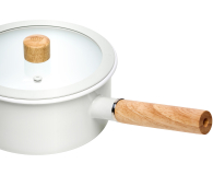 GERLACH Komplet garnków Natur Enamel - 6 elementów - Biały - 1416202 - zdjęcie 10